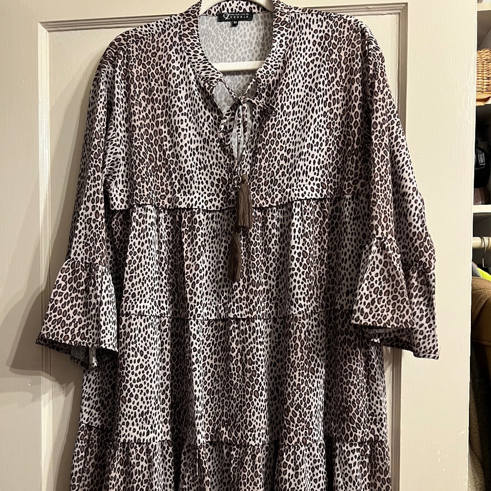Animal print dress